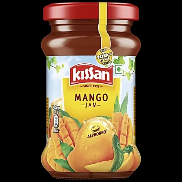 Kissan 100% Real Mango Jam Jar / কিসান 100% রিয়েল ম্যাংগো জ্যাম