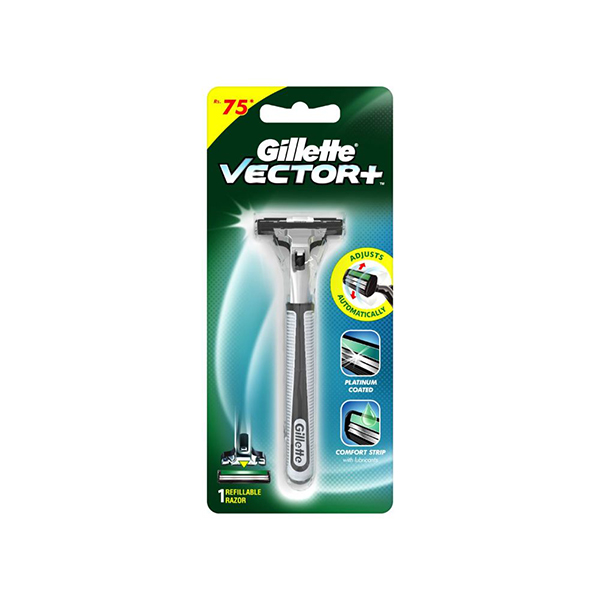 Gillette Vector Plus Manual Shaving Razor / জিলেট ভেক্টর প্লাস ম্যানুয়াল শেভিং রেজার