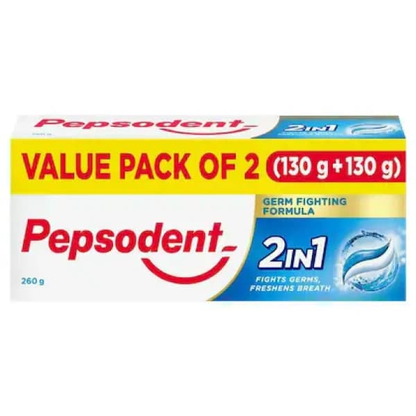 Pepsodent 2 in 1 Tooth Paste Mega Saver Pack / পেপসোডেন্ট ২ ইন ১ টুথপেস্ট মেগা সেভার প্যাক