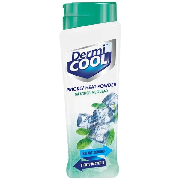 DermiCool Prickly Heat Powder Menthol Regular / ডার্মিকুল প্রিকলি হিট পাউডার মেনথল রেগুলার