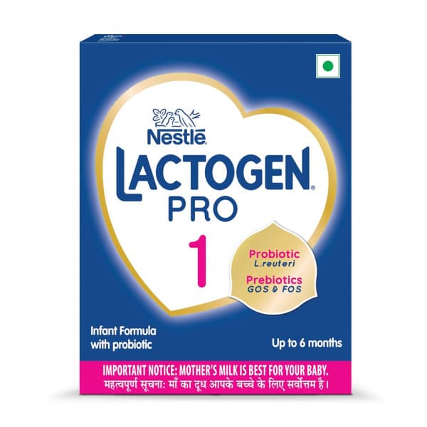 Nestle Lactogen Pro 1 Powder, Infant Formula Up To 6 Months / নেসলে ল্যাক্তজেন প্রো ১ পাউডার, ইনফ্যান্ট ফর্মুলা আপ টু ৬ মান্থস