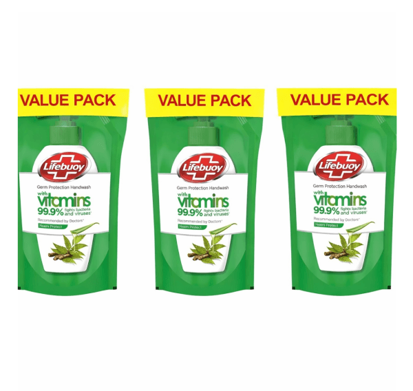 Lifebuoy Neem Protect Handwash Value Pack / লাইফবয় নিম প্রোটেক্ট হ্যান্ডওয়াশ ভ্যালু প্যাক