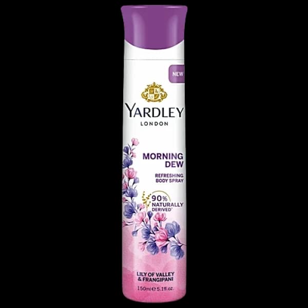 Yardley London Morning Dew Refreshing Body Spray for Women / ইয়ার্ডলি লন্ডন মর্নিং ডিউ রিফ্রেশিং বডি স্প্রে