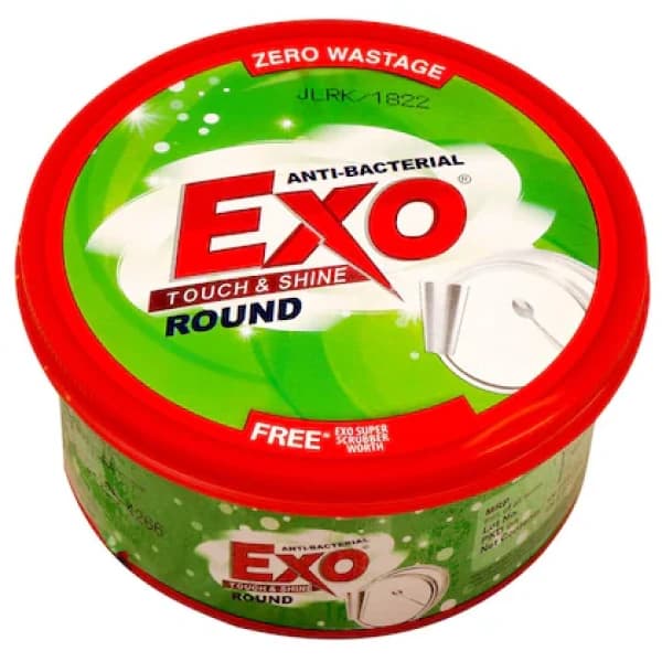 Exo Dishwasher Round, With Cyclozan Box With Free Scrubber / এক্স ডিশওয়াশার রাউন্ড উইথ সিক্লোজান বাক্স উইথ ফ্রি স্ক্রাবার