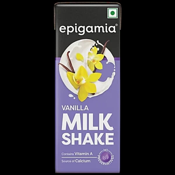 Epigamia Vanilla Milkshake Tetra Pack / এপিগামিয়া ভ্যানিলা মিল্কশেক টেট্রা প্যাক