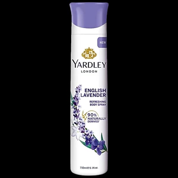 Yardley London English Lavender Refreshing Body Spray for Women / ইয়ার্ডলি লন্ডন ইংলিশ ল্যাভেন্ডার রিফ্রেশিং বডি স্প্রে ফর উইমেন