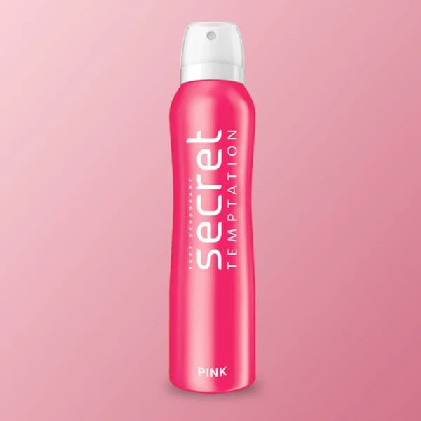 Secret Temptation Pink Body Deodorant for Women / মহিলাদের জন্য গোপন প্রলোভন গোলাপী বডি ডিওডোরেন্ট