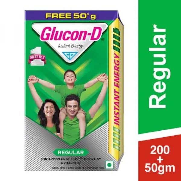 Glucon D Instant Energy Health Drink Regular / গ্লুকন ডি ইনস্ট্যান্ট এনার্জি হেলথ ড্রিংক নিয়মিত