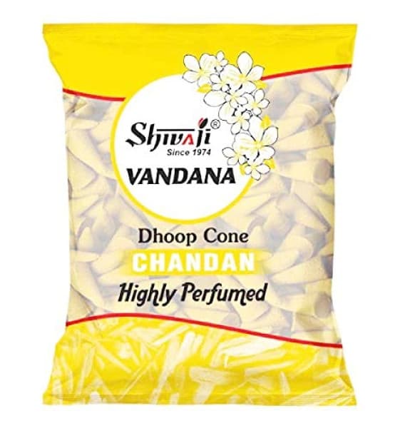 Shivaji Vandana Cone Chandan Fragrance Highly Perfumed / শিবাজী বন্দনা কোন চন্দন ফ্রাগরেন্স হাইলি পারফিউম