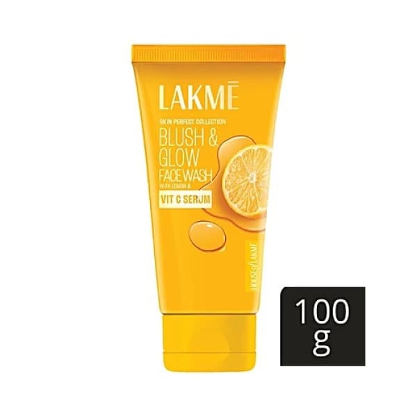 Lakme Blush & Glow Brightening Lemon Face Wash / ল্যাকমে ব্লাশ এবং গ্লো ব্রাইটনিং লেমন ফেস ওয়াশ