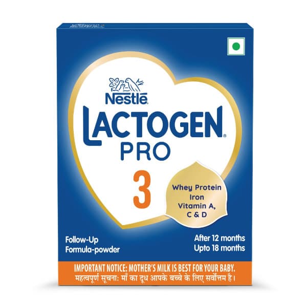 Nestle Lactogen Pro 3, Follow-Up Formula With Iron 12 Months Up To 18 Months / Nestle Lactogen Pro 3, লোহার সাথে ফলো-আপ ফর্মুলা 12 মাস পর্যন্ত 18 মাস পর্যন্ত