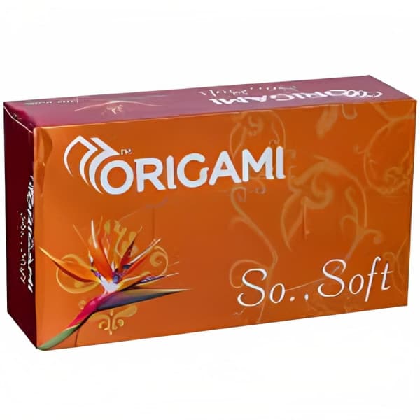 Origami So Soft 2 Ply Face Tissue Box 100 Pulls Per Box / অরিগামি সো সফট 2 প্লাই ফেস টিস্যু বক্স
