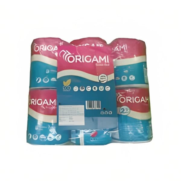 Origami Tissue Roll 12 Rolls (220N Sheet Per Roll) / অরিগামি টিস্যু রোল 12 রোলস