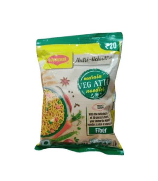 Maggi Nutri-Licious Masala Veg Atta Noodles / ম্যাগি নিউট্রি-লিসিয়াস মসলা ভেজ আটা নুডলস