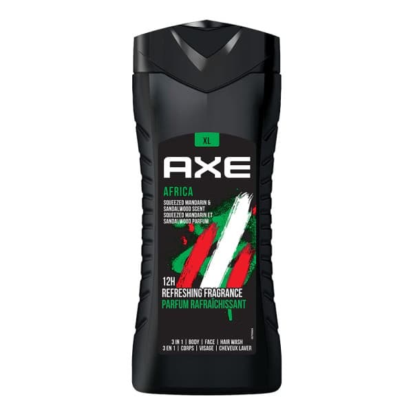 Axe Africa 3 In 1 Body, Face & Hair Wash for Men / অ্যাক্স আফ্রিকা বডি ওয়াশ
