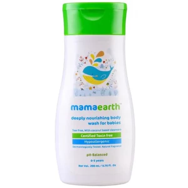 Mamaearth Deeply Nourishing Body Wash For Babies / মামাআর্থ ডিপলি নারিশিং বডি ওয়াশ ফর বেবিস