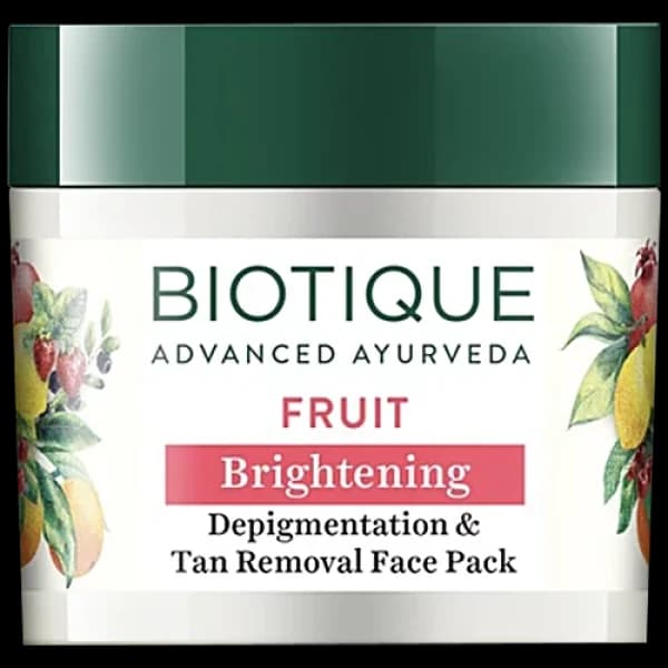 Biotique Fruit Brightening Tan Removal Face Pack / বায়োটিক ফ্রুট ব্রাইটনিং ট্যান রিমুভাল ফেস প্যাক