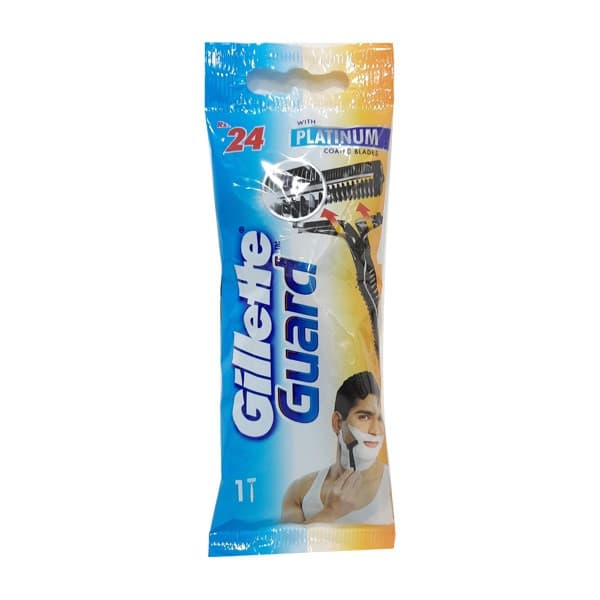 Gillette Guard Razor with Platinum Coated Blade / প্ল্যাটিনাম প্রলিপ্ত ব্লেড সহ জিলেট গার্ড রেজার
