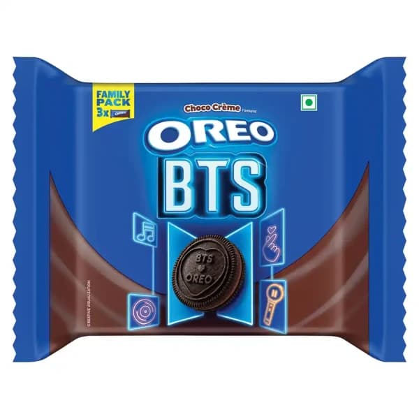 Oreo BTS Choco Creme Biscuits / ওরিও বিটিএস চোকো ক্রিম বিস্কুট