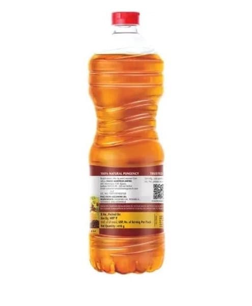 Emami Healthy & Tasty Kachi Ghani Mustard Oil Bottle / এমামি হেলদি অ্যান্ড টেস্টি কাচি ঘানি সরিষার তেল