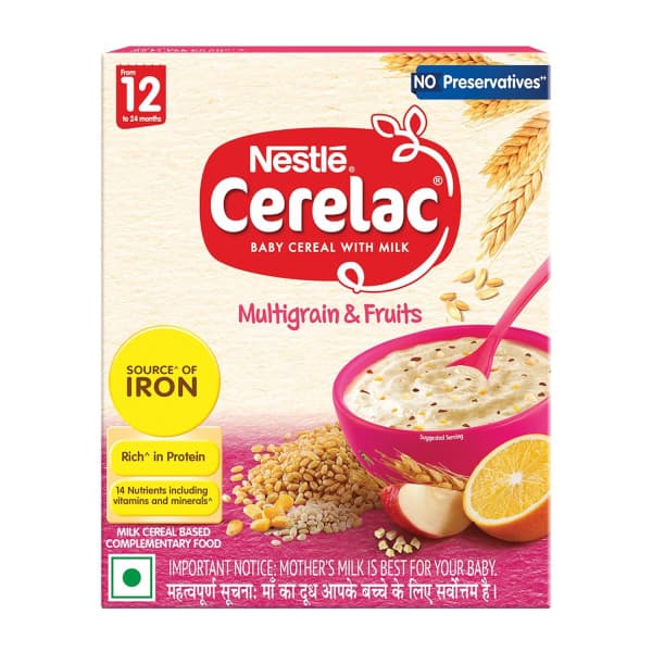 Nestle Cerelac Multigrain & Fruits / নেস্টলে সেরেলাক মাল্টিগ্রেইন & ফ্রুট