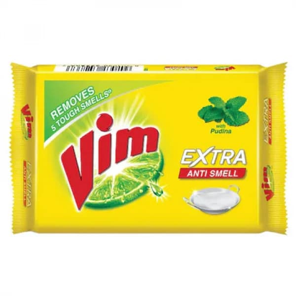 Vim Extra Anti Smell Pudina Dishwash Bar / ভিম এক্সট্রা অ্যান্টি স্মেল পুদিনা ডিশওয়াশ বার