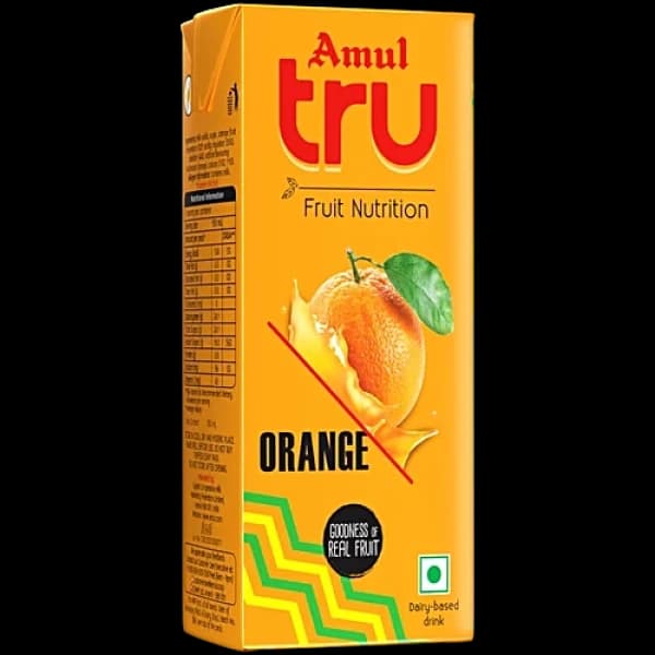 Amul Tru Orange Tetra Pack / আমুল ট্রু অরেঞ্জ টেট্রা প্যাক