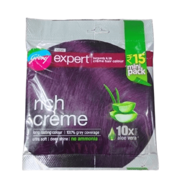 Godrej Expert Rich Creme Burgundy 4.16 Mini Hair Colour / গোদরেজ এক্সপার্ট রিচ ক্রিম বারগান্ডি