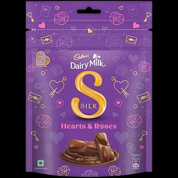 Cadbury Dairy Milk Silk hearts & Roses Treats Pack /  ক্যাডবেরি ডেইরি মিল্ক সিল্ক হার্টস এবং রোজেস ট্রিটস প্যাক