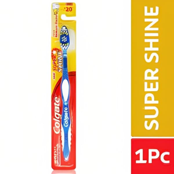 Colgate Super Shine Soft Bristle Tooth Brush / কোলগেট সুপার শাইন সফ্ট ব্রিসটল টুথ ব্রাশ