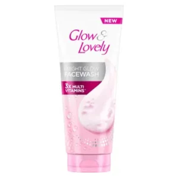 Glow & Lovely Bright Glow 3x Multi Vitamins Face Wash / গ্লো অ্যান্ড লাভলি ব্রাইট গ্লো ফেস ওয়াশ
