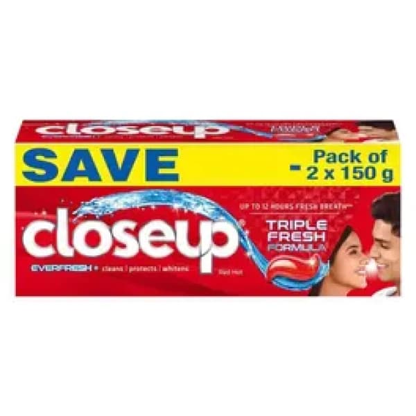 Closeup Everfresh+ Anti-Germ Gel Toothpaste / ক্লোজআপ এভারফ্রেশ+ অ্যান্টি-জার্ম জেল টুথপেস্ট