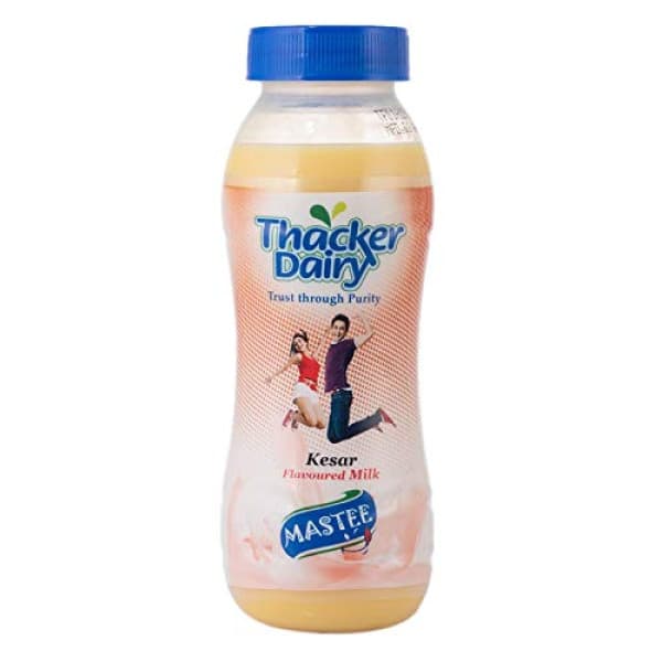 Thacker Dairy Flavour Milk Kesar / থ্যাকার ডেইরি ফ্লেভার মিল্ক কেসর