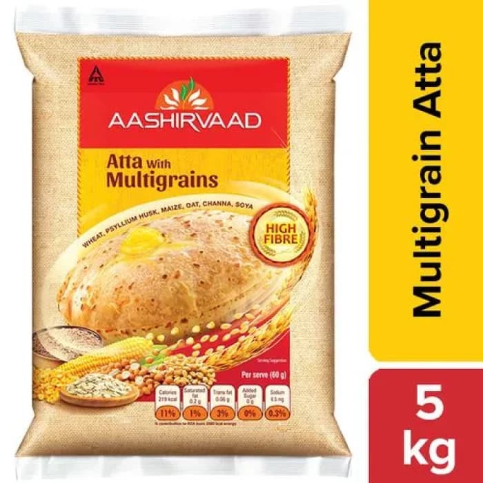 Aashirvaad Atta With Multigrains / আশীর্বাদ মাল্টিগ্রেন আটা