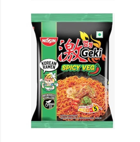 Nissin Geki Korean Veg Noodles / নিসিন গেকি কোরিয়ান ভেজ নুডলস