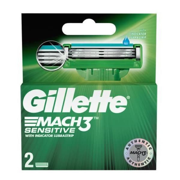 Gillette Mach 3 Sensitive Manual Shaving Razor Blades Cartridge / জিলেট ম্যাক 3 সেনসিটিভ ম্যানুয়াল শেভিং রেজার ব্লেড কার্টিজ