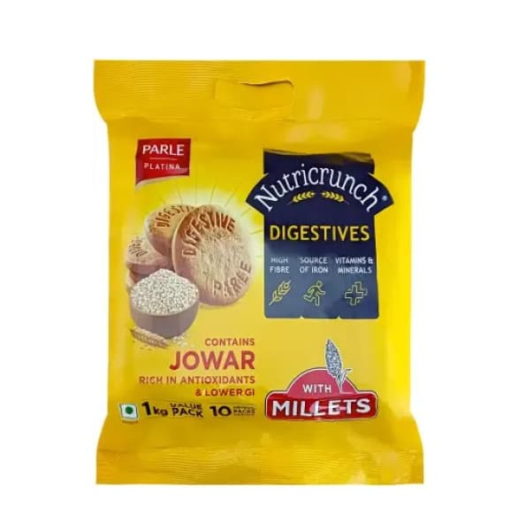 Parle Platina Nutricrunch Digestive Cookies / পার্লে প্লাটিনা নিউট্রিক্রঞ্চ ডাইজেস্টিভ কুকিজ