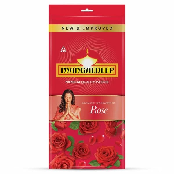 Mangaldeep Rose Premium Qulity Incense / Agarbatti / মঙ্গলদীপ রোজ প্রিমিয়াম কোয়ালিটি আগরবাতি