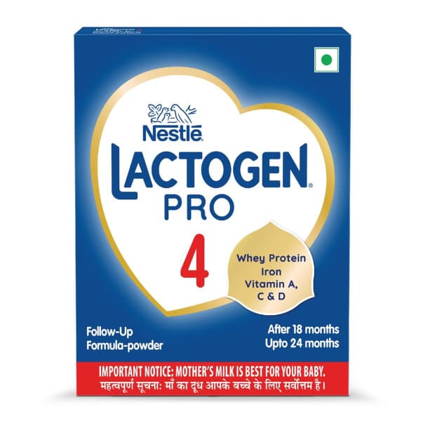 Nestle Lactogen Pro 4, Follow-Up Formula, After 18 Months Up To 24 Months / Nestle Lactogen Pro 4, ফলো-আপ ফর্মুলা, 18 মাস পর থেকে 24 মাস পর্যন্ত