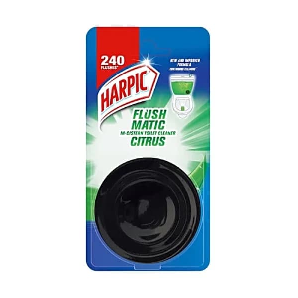 Harpic Flushmatic In-Cistern Toilet Cleaner Block - Citrus / হারপিক ফ্লাশমেটিক ইন-সিস্টার্ন টয়লেট ক্লিনার ব্লক - সাইট্রাস