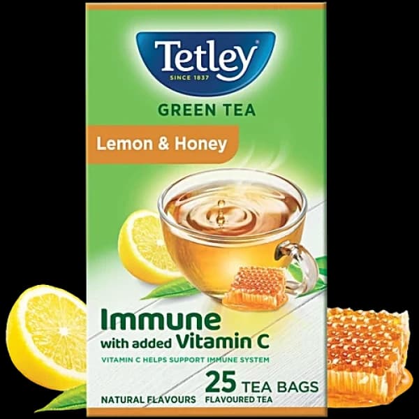 Tetley Lemon & Honey Green Tea /  টেটলি লেবু এবং মধু সবুজ চা