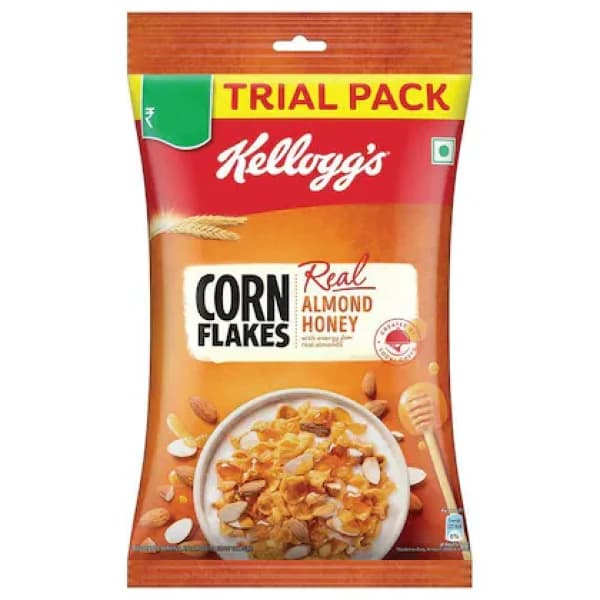 Kelloggs Corn Flakes Real Almond Honey / কেলগস কর্ন ফ্লেক্স রিয়েল আলমন্ড হানি