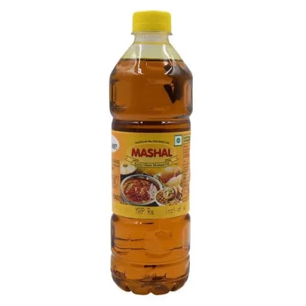Mashal Kachi Ghani Mustard Oil Bottle / মশাল কাচ্চি ঘানি সরিষার তেল বোতল