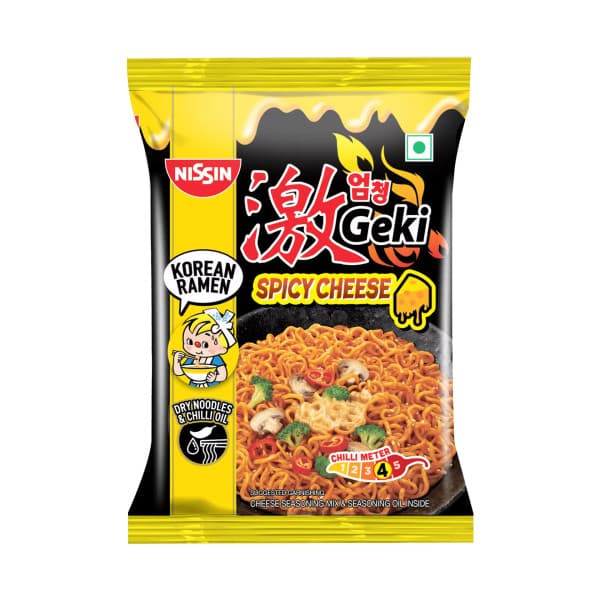 Nissin Geki Korean Cheese Noodles / নিসিন গেকি কোরিয়ান পনির নুডলস