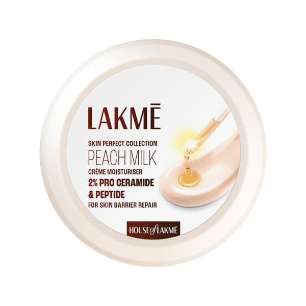 Lakme Peach Milk Moisturiser Creme / ল্যাকমে পিচ মিল্ক ময়েশ্চারাইজার ক্রিম