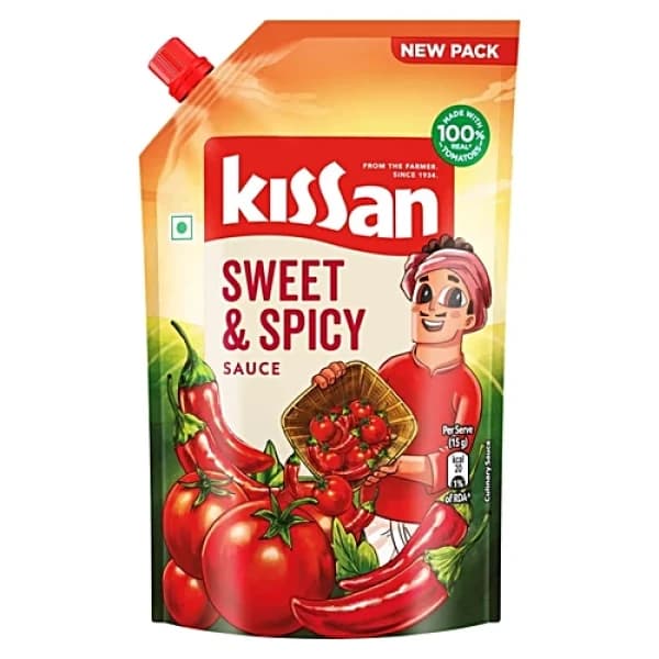 Kissan Sweet & Spicy Tomato Sauce / কিসান সুইট এন্ড স্পাইসি টমেটো সস