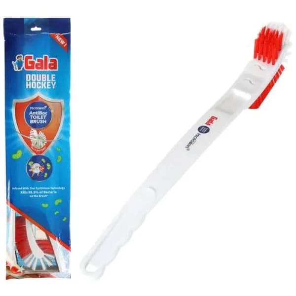 Gala Anti Bacterial Toilet Brush Double Hockey / গালা অ্যান্টি ব্যাকটেরিয়াল টয়লেট ব্রাশ ডাবল হকি