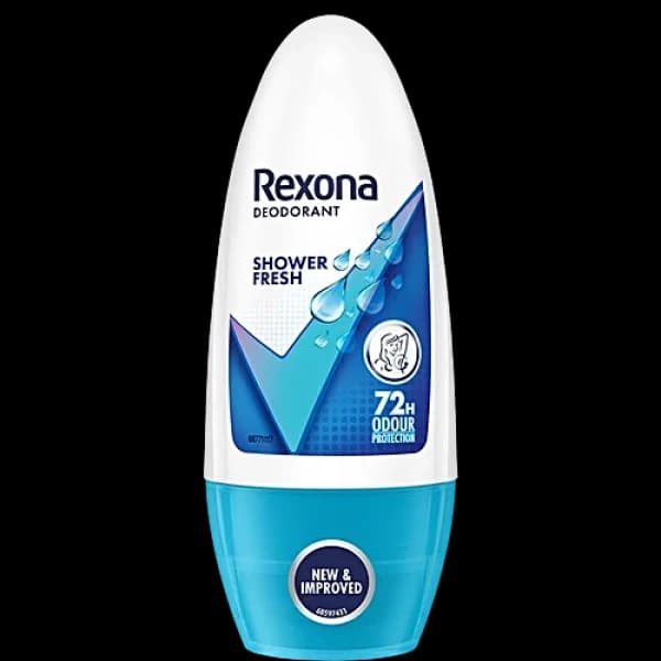 Rexona-Rollon Underarm Roll On Deodorant For Women - Shower Fresh / রেক্সোনা রোল-অন আন্ডারআর্ম রোল অন ডিওডোরান্ট ফর উইমেন – শাওয়ার ফ্রেশ