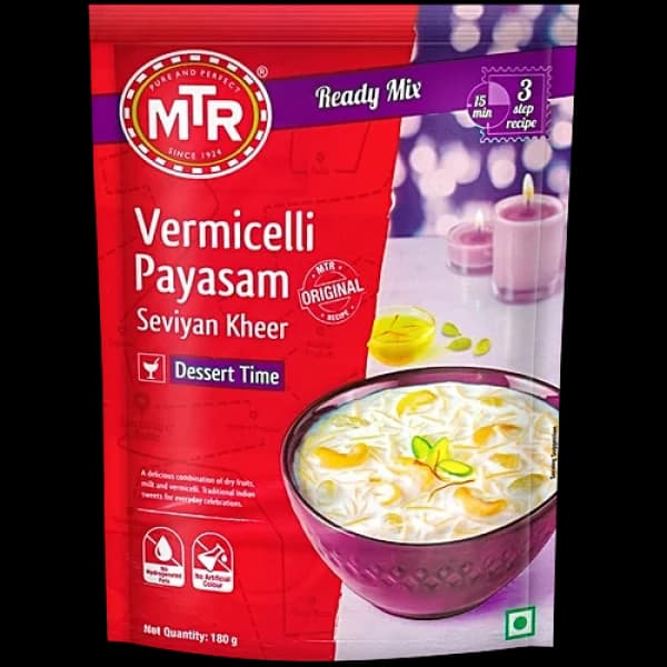 MTR Vermicelli Payasam / এমটিআর রেডি মিক্স ভার্মিসেলি পায়সাম খির পাউচ