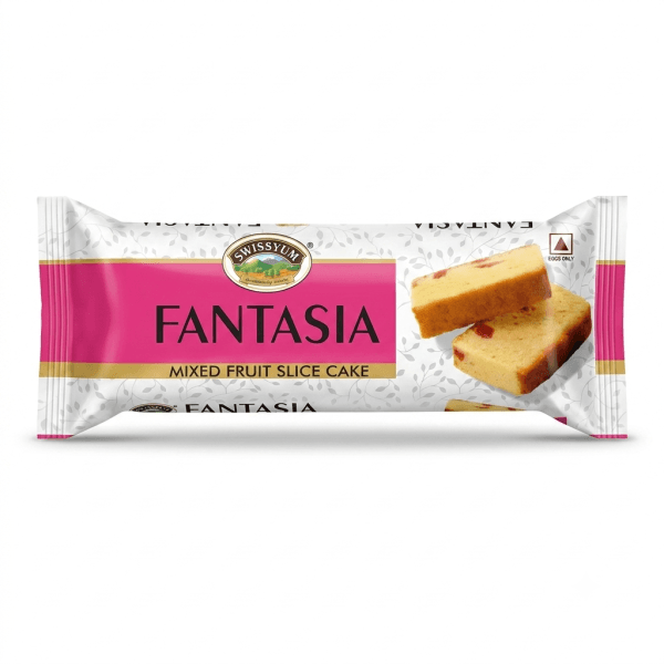 Swissyum  Fantasia Mixed Fruit Slice Cake / সুইসিয়াম ফ্যান্টাসিয়া মিক্সড ফ্রুট স্লাইস কেক